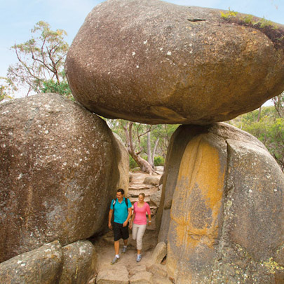 Be amazed by rock formations